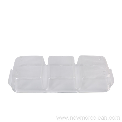 Transparent 3 Compartment Refrigerator Container Drawer Tray